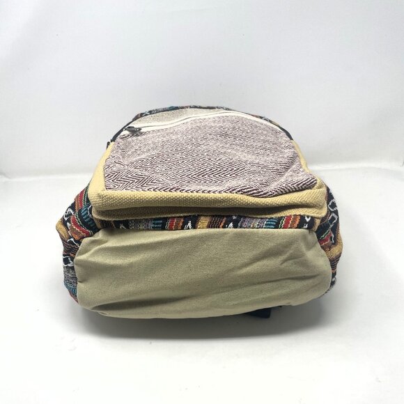 All Natural 100% Pure Hemp Unisex Handmade Large Backpack